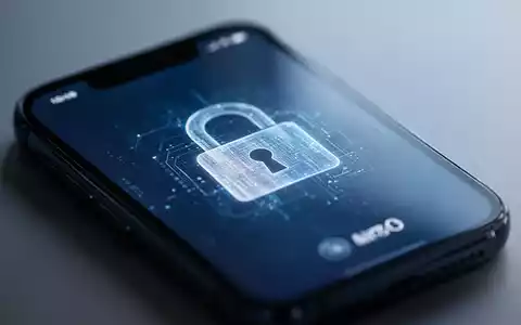 Modernes Smartphone mit einem digitalen Schloss-Symbol auf dem Bildschirm zur Darstellung von Datenschutz und App-Sicherheit. - Foto: über boerse-global.de
