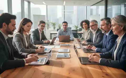 Ein divers besetztes Team arbeitet in einem modernen Büro an technologischen Lösungen und Weiterbildungskonzepten. - Foto: über boerse-global.de