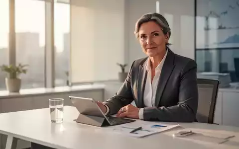 Person in den Vierzigern arbeitet an einem modernen Schreibtisch, als Symbol für proaktive Gesundheits- und Finanzvorsorge. - Foto: über boerse-global.de