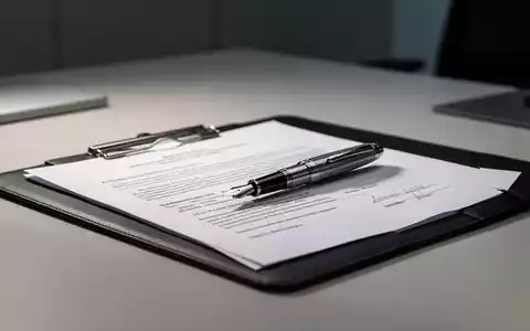 Ein minimalistischer Büroarbeitsplatz mit einem Stift auf einer Rechtsakte, symbolisch für arbeitsrechtliche Themen. - Foto: über boerse-global.de