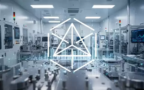 Abstrakte Darstellung einer modernen Halbleiterfertigung mit Fokus auf technologischem Wachstum und Präzision. - Foto: über boerse-global.de