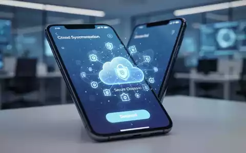 Ein modernes Smartphone mit einer Benutzeroberfläche für sichere Cloud-Synchronisation und Datenverschlüsselung. - Foto: über boerse-global.de