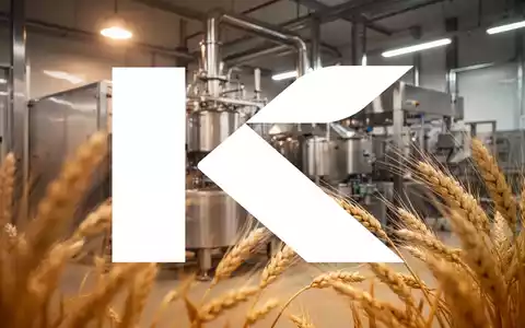 Abstrakte Darstellung einer modernen Lebensmittelproduktionsanlage mit goldenen Weizenähren im Fokus. - Foto: über boerse-global.de