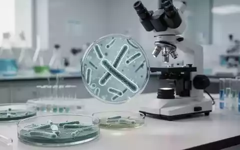 Ein medizinisches Labor mit Mikroskop und Petrischalen symbolisiert die Forschung an Darmbakterien und Multipler Sklerose. - Foto: über boerse-global.de
