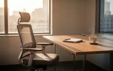 Minimalistischer, aufgeräumter Arbeitsplatz in warmem Sonnenlicht, der Ruhe und Ausgeglichenheit im Berufsalltag symbolisiert. - Foto: über boerse-global.de