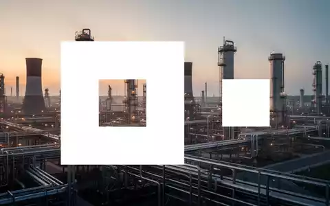 Industrielle Chemieanlage bei Dämmerung mit komplexem Rohrleitungssystem und atmosphärischer Beleuchtung. - Foto: über boerse-global.de