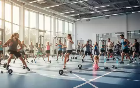 Vielfältige Sportgruppen in einem modernen Fitnessstudio während des Sommertrainings. - Foto: über boerse-global.de
