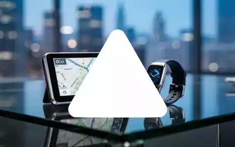Hochwertiges Wearable-Technologie-GerĂ€t auf einem modernen Schreibtisch vor einem unscharfen Stadt-Hintergrund. - Foto: ĂŒber boerse-global.de