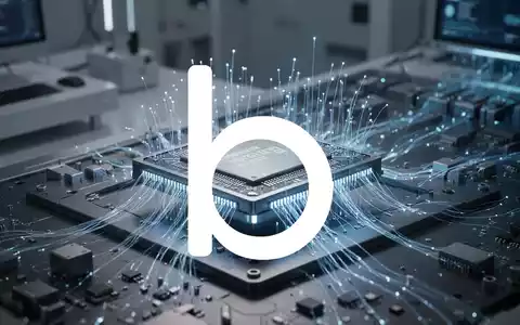 Abstrakte Darstellung moderner Halbleitertechnologie mit leuchtenden Mikrochip-Strukturen und futuristischer Beleuchtung. - Foto: über boerse-global.de