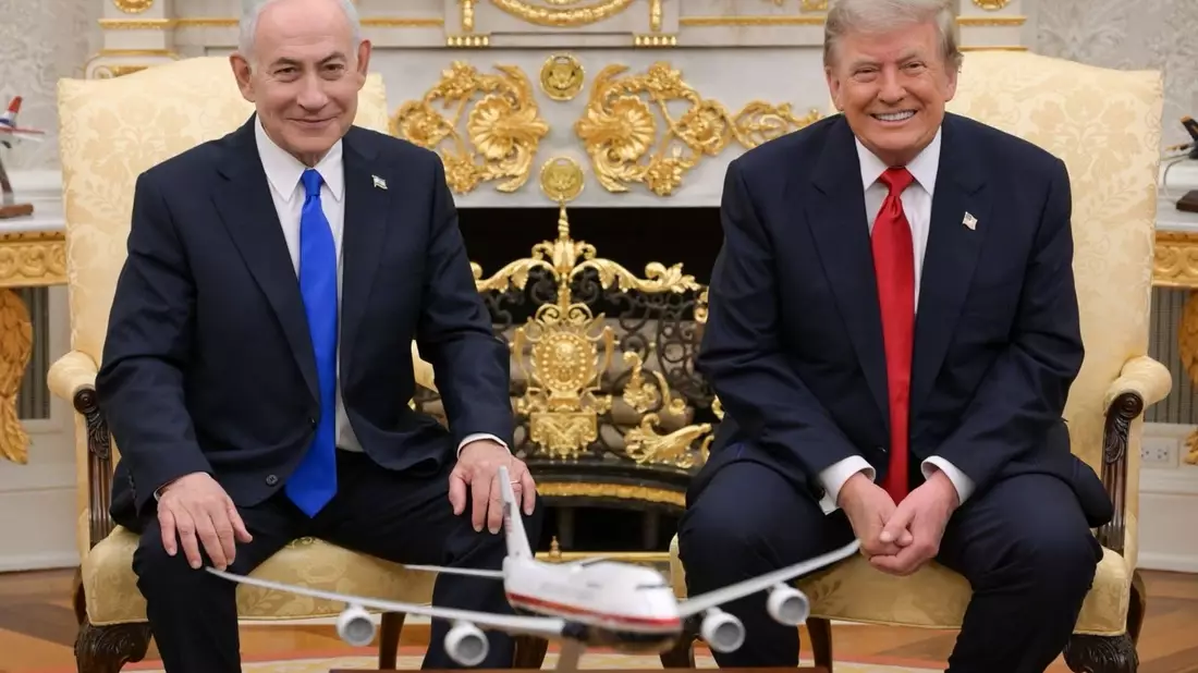 Nach seinem Treffen mit US-Präsident Donald Trump sagte Benjamin Netanjahu: «Es war eines der besten Treffen, die wir je hatten.» - Bild: ---/Israeli Government Press Office/dpa