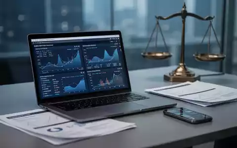 Ein Laptop und Unterlagen auf einem Schreibtisch symbolisieren die Untersuchung der CMA zu Microsoft-Abonnements. - Foto: über boerse-global.de