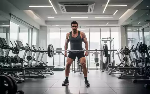 Ein Sportler trainiert in einem klimatisierten Fitnessstudio während einer Hitzewelle. - Foto: über boerse-global.de