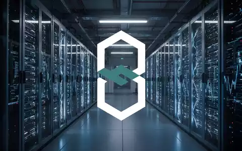 Moderne Serverräume in einem Rechenzentrum mit blauer Beleuchtung als Symbol für digitale Infrastruktur - Foto: über boerse-global.de