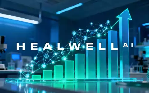 Abstrakte Darstellung von künstlicher Intelligenz im Gesundheitswesen mit Fokus auf Datenanalyse und Wachstumschancen. - Foto: über boerse-global.de
