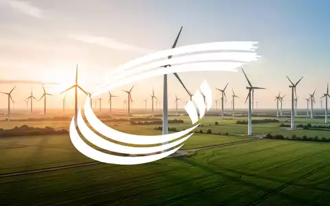 Moderne Windkraftanlagen in einer sonnendurchfluteten Landschaft, die für Erneuerbare Energien und wirtschaftliches Wachstum stehen. - Foto: über boerse-global.de