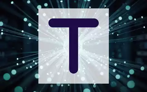 Abstrakte Darstellung moderner Telekommunikationsinfrastruktur mit leuchtenden Lichtleitern und blau-türkiser Beleuchtung - Foto: über boerse-global.de