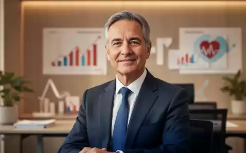 Eine Person mittleren Alters in einem modernen Büro, die sich mit Zukunftsplanung und Altersvorsorge beschäftigt. - Foto: über boerse-global.de