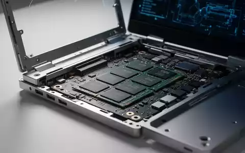 Nahaufnahme der inneren Komponenten und des modularen Designs eines High-End-Framework-Laptops auf einem sauberen Arbeitsplatz. - Foto: über boerse-global.de