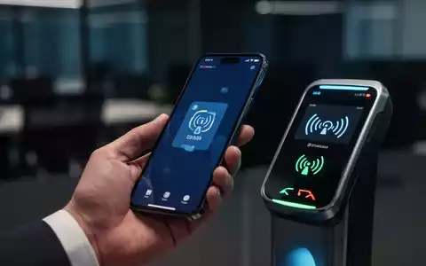 Ein modernes Smartphone bei einem kontaktlosen Bezahlvorgang an einem Terminal. - Foto: über boerse-global.de