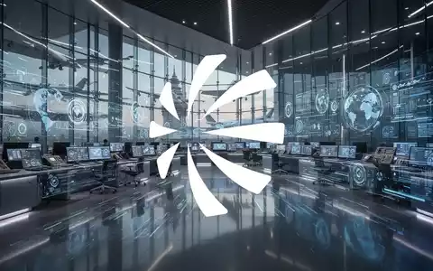 Moderne, technologische Raumumgebung mit digitalen Datenströmen als Symbol für digitale Innovation und Luftfahrt. - Foto: über boerse-global.de