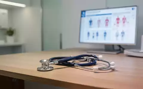 Modernes Behandlungszimmer in einer deutschen Arztpraxis mit medizinischen Instrumenten auf einem Schreibtisch. - Foto: über boerse-global.de