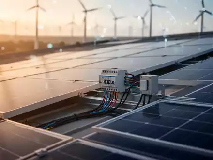 Moderne Solaranlagen auf einem Hausdach bei Sonnenuntergang als Symbol für die Reform der Ökostrom-Förderung. - Foto: über boerse-global.de