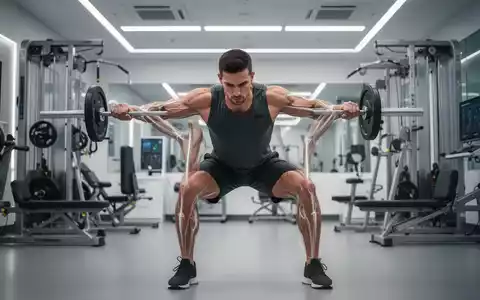 Ein Sportler bei isometrischem Krafttraining in einem modernen Sportlabor, Fokus auf Muskelanspannung und Biomechanik. - Foto: über boerse-global.de