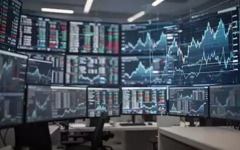 Digitale Finanzdaten und Börsenkurse auf einem Bildschirm in einem modernen Büro - Foto: über boerse-global.de