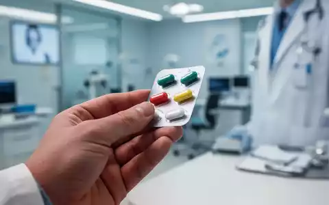 Nahaufnahme einer Hand, die einen Blister mit zwei verschiedenen Tabletten hält, als Symbol für eine Fixkombination. - Foto: über boerse-global.de