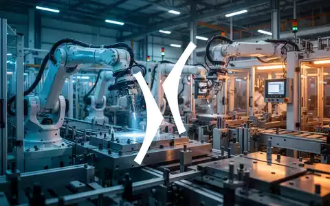 Moderne, automatisierte Produktionsanlage in einer Industriehalle mit Fokus auf Fertigungspräzision. - Foto: über boerse-global.de
