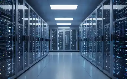 Moderne Server-Racks in einem sicheren Rechenzentrum, die Cloud-Infrastruktur und Datensouveränität repräsentieren. - Foto: über boerse-global.de