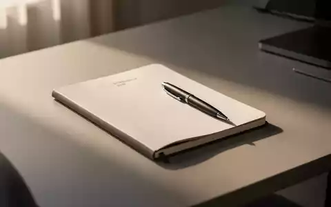 Minimalistischer Schreibtisch mit Notizbuch und Stift in weichem, natürlichem Licht als Symbol für Fokus und Selbstreflexion. - Foto: über boerse-global.de