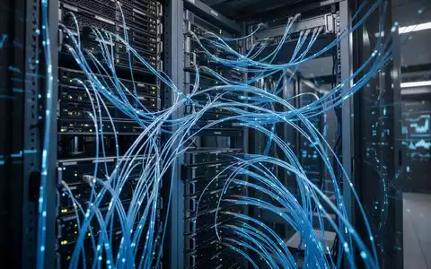Moderne Serverinfrastruktur in einem klimatisierten Rechenzentrum zur sicheren Speicherung von KI-Workloads. - Foto: über boerse-global.de