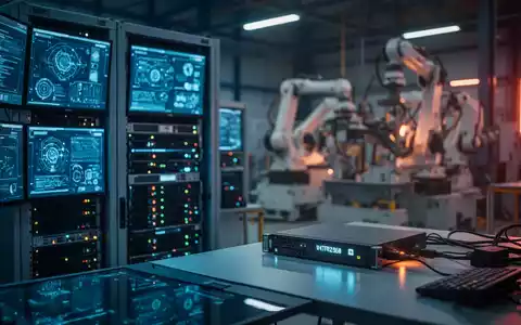 Digitale Kontrollzentrale einer Industrieanlage mit Fokus auf IT-Sicherheit und moderne Überwachungstechnik. - Foto: über boerse-global.de
