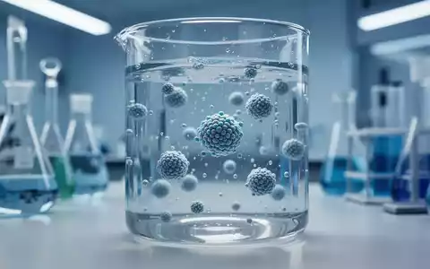 Mikroskopische Nanopartikel in einer Laborflüssigkeit als Symbol für moderne medizinische Forschung. - Foto: über boerse-global.de