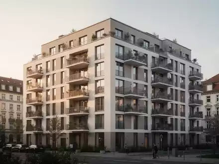 Ein modernes Wohngebäude in einer deutschen Stadt bei Tageslicht als Symbol für effiziente Wohnraumplanung. - Foto: über boerse-global.de