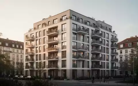 Ein modernes Wohngebäude in einer deutschen Stadt bei Tageslicht als Symbol für effiziente Wohnraumplanung. - Foto: über boerse-global.de