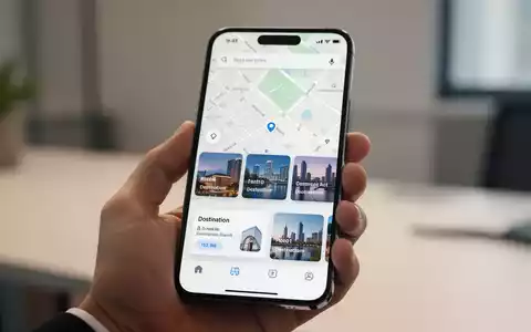Ein Smartphone-Bildschirm mit erweiterter Apple Maps-Oberfläche und mehreren Standortkarten. - Foto: über boerse-global.de