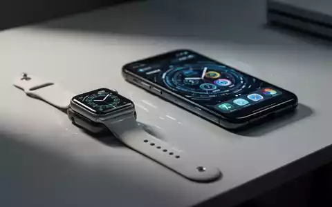 Ein iPhone und eine Apple Watch auf einem Schreibtisch, die die nahtlose Integration mobiler und tragbarer Geräte darstellen. - Foto: über boerse-global.de