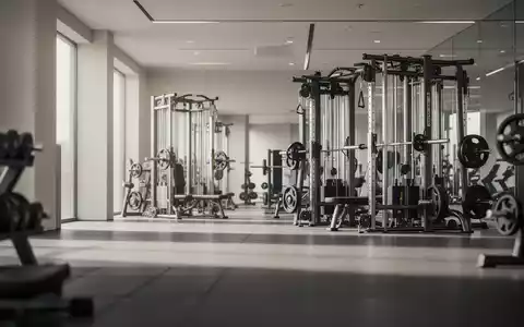 Modernes, aufgeräumtes Fitnessstudio mit hochwertigen Trainingsgeräten in einer professionellen Umgebung. - Foto: über boerse-global.de