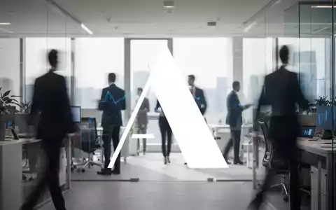 Abstrakte Darstellung eines modernen Büroumfelds mit dynamischer Atmosphäre als Symbol für den Arbeitsmarkt. - Foto: über boerse-global.de
