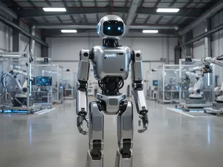 Ein humanoider Apollo-Roboter steht in einer modernen Robotik-Forschungseinrichtung in Austin, Texas. - Foto: über boerse-global.de