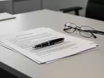 Ein Schreibtisch mit juristischen Unterlagen und einer Brille als Symbol für gesetzliche Neuregelungen im Sozialrecht. - Foto: über boerse-global.de