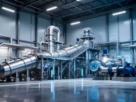Moderne Anlagen einer Uranmine bei der industriellen Verarbeitung. - Foto: über boerse-global.de