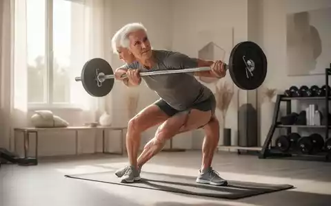 Eine sportlich aktive Person über 50 trainiert in einem hellen, modernen Raum für ein ganzheitliches Gesundheitstraining. - Foto: über boerse-global.de