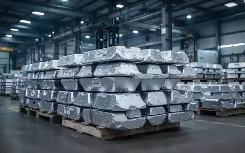 Stapel von Aluminiumbarren in einem modernen Logistiklager als Symbol für CBAM-Importrisiken. - Foto: über boerse-global.de