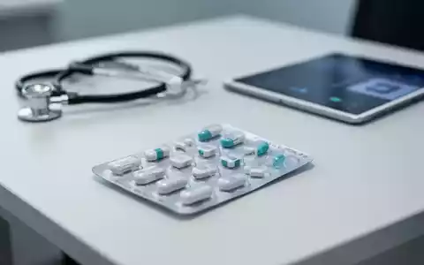 Medizinische Blisterpackung auf einem weißen Schreibtisch in einer modernen Arztpraxis als Symbol für Adipositas-Therapie. - Foto: über boerse-global.de