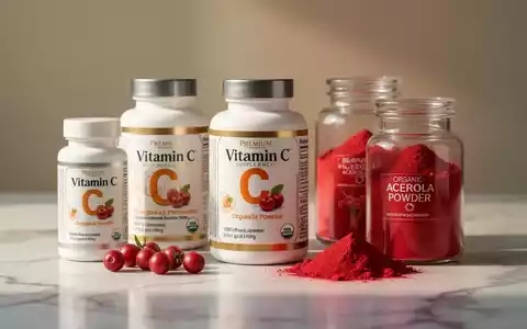 Hochwertige Vitamin-C-Präparate und Naturpulver auf einer minimalistischen Arbeitsfläche. - Foto: über boerse-global.de
