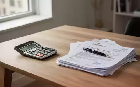 Ein Schreibtisch mit Taschenrechner, Stift und Dokumenten als Symbol für die Beantragung von staatlichen Sozialleistungen. - Foto: über boerse-global.de