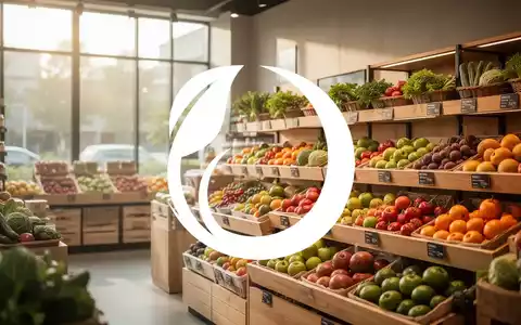 Helle, moderne Auslage mit frischem Bio-Obst und Gemüse in einem hochwertigen Lebensmittelmarkt. - Foto: über boerse-global.de